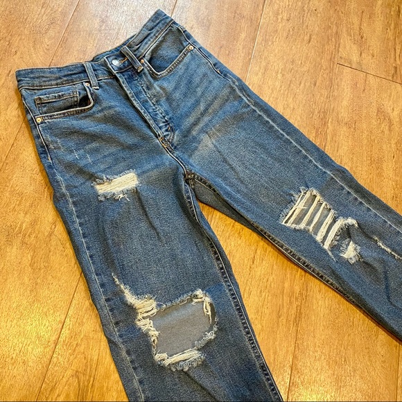 High rise straight jean - Picture 4 of 5